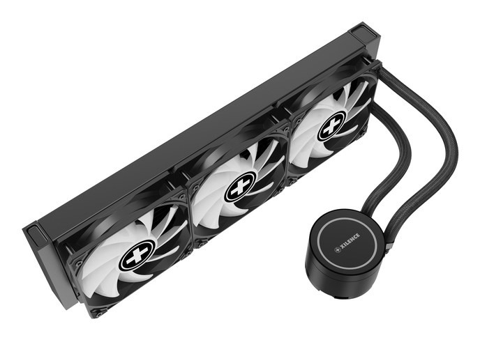 Xilence XC997 system chłodzenia komputerów Procesor Zestaw do chłodzenia płynami 12 cm Czarny 1 szt.