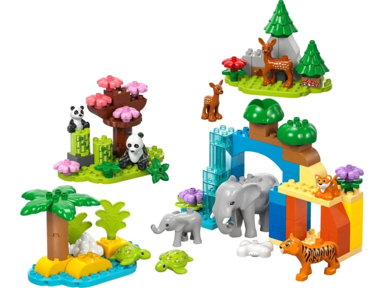 LEGO DUPLO 10446 Rodziny dzikich zwierząt 3 w 1