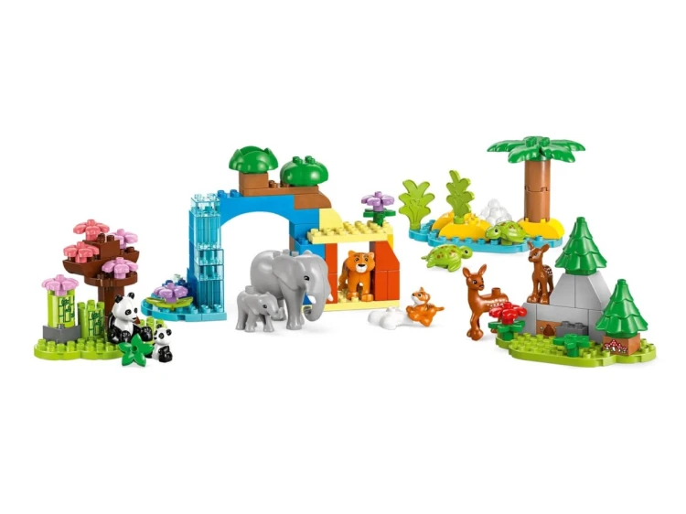LEGO DUPLO 10446 Rodziny dzikich zwierząt 3 w 1