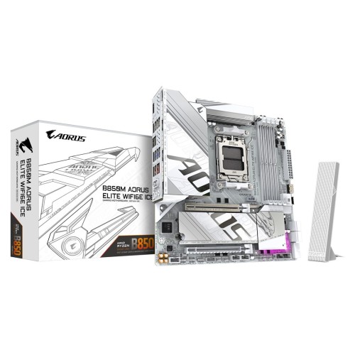 Płyta główna GIGABYTE B850M AORUS ELITE WIFI6E ICE AMD B850 AM5 micro ATX