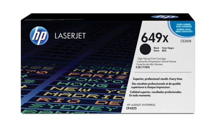 HP 649X oryginalny wkład z czarnym tonerem LaserJet XL
