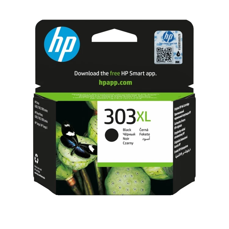 HP Oryginalny czarny tusz 303XL o wysokiej wydajności