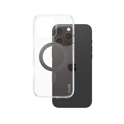 Pokrowiec na telefon komórkowy PanzerGlass CARE by PG BLK Kick/MagS iPhone16P 6.9 Przezroczysty