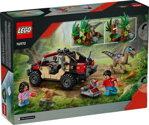 LEGO Jurassic World 76972 - Ucieczka terenówką przed raptorem