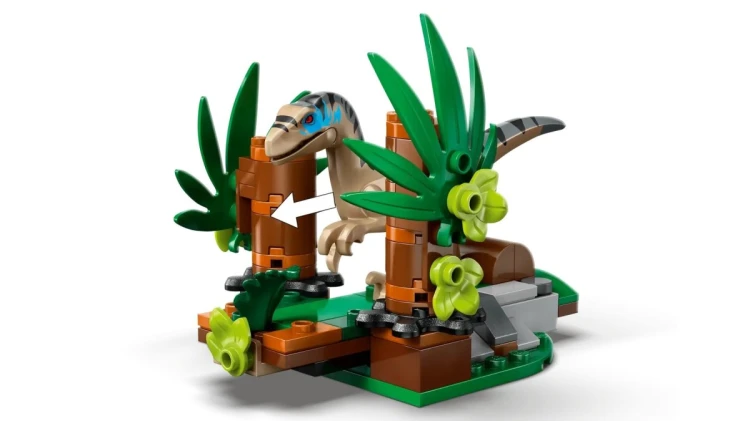 LEGO Jurassic World 76972 - Ucieczka terenówką przed raptorem