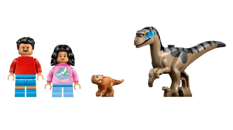 LEGO Jurassic World 76972 - Ucieczka terenówką przed raptorem
