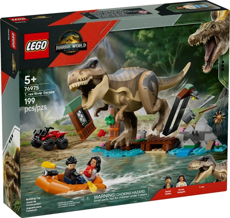 LEGO Jurassic World 76975 Ucieczka rzeką przed tyranozaurem