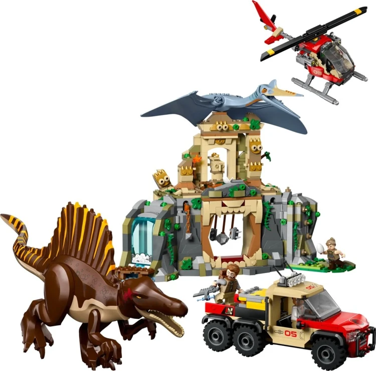 LEGO Jurassic World 76976 - Powietrzna misja z kecalkoatlem i spinozaurem