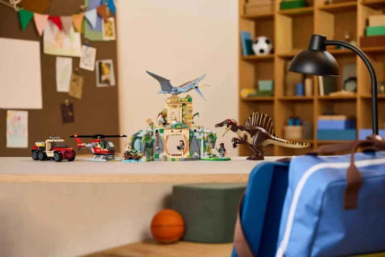 LEGO Jurassic World 76976 - Powietrzna misja z kecalkoatlem i spinozaurem