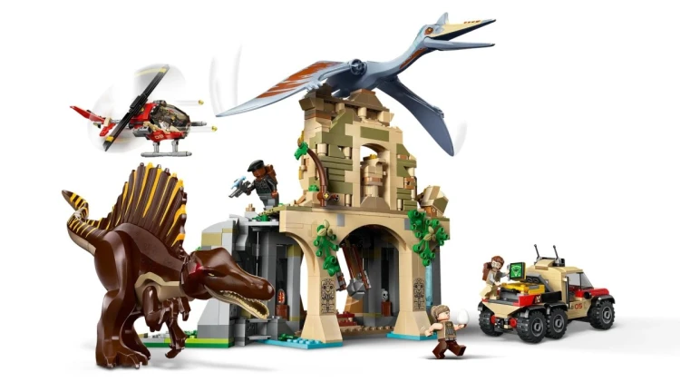 LEGO Jurassic World 76976 - Powietrzna misja z kecalkoatlem i spinozaurem