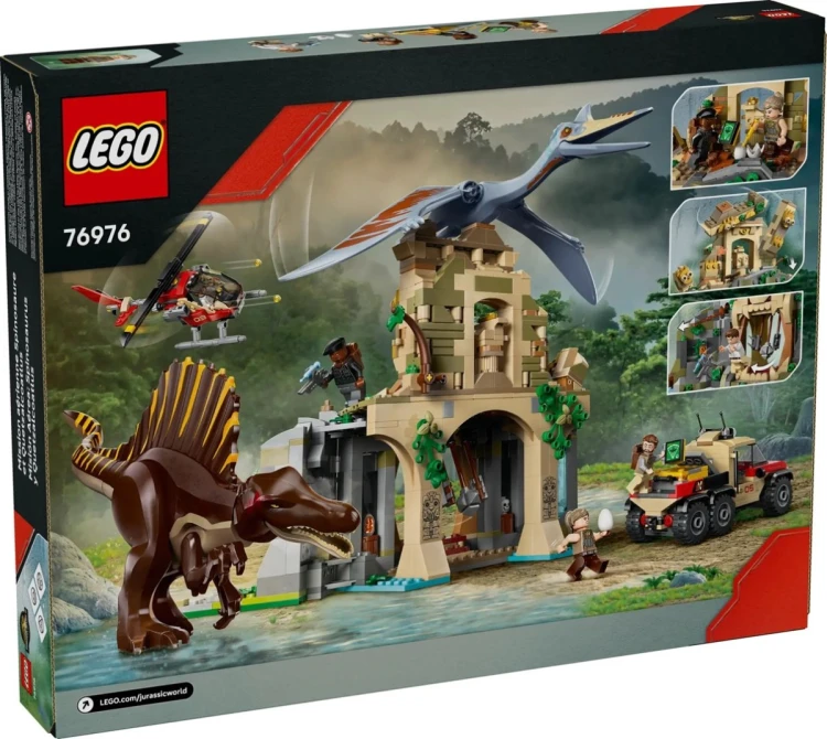 LEGO Jurassic World 76976 - Powietrzna misja z kecalkoatlem i spinozaurem