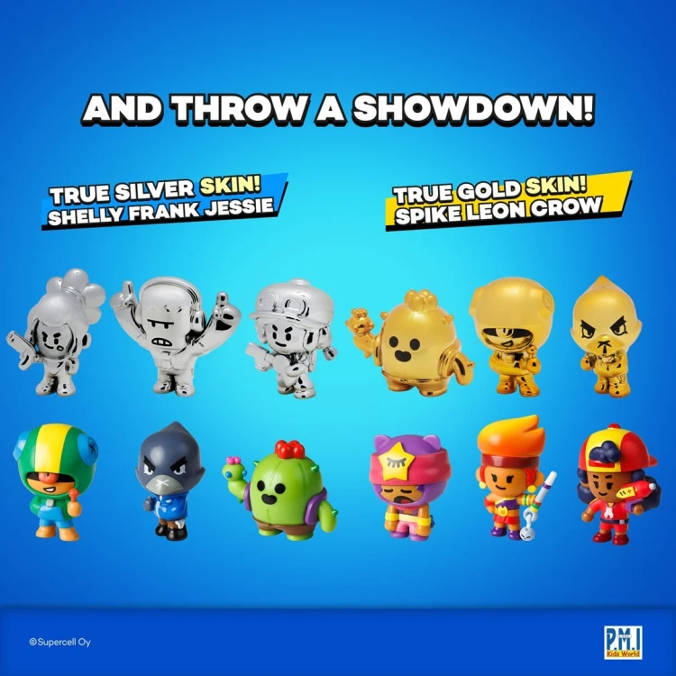 BRAWL STARS S1 FIGURES - 8 PACK DELUXE BOX VER.B