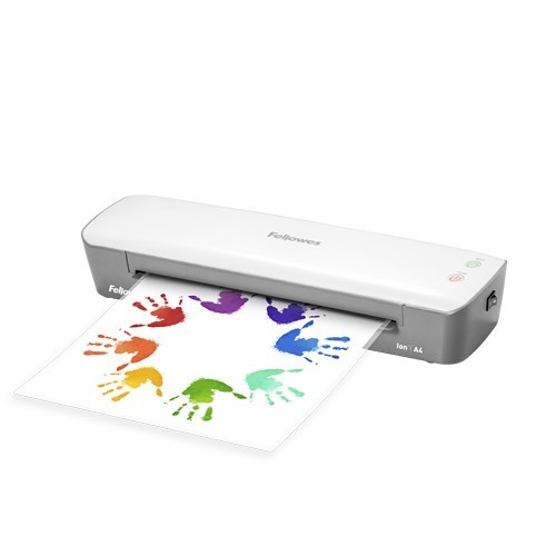 Laminator A4 Fellowes White/Gray Ion