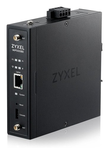 Access Point Wi-Fi 7 Zyxel IAP500BE-EU0101F BE5000, Dual Radio 2x2 MU-MIMO, PoE+ (802.3at), Industrial AP, montaż DIN Rail , Standalone/Nebula Cloud M