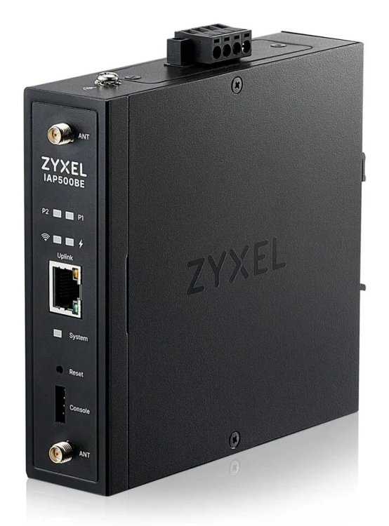 Access Point Wi-Fi 7 Zyxel IAP500BE-EU0101F BE5000, Dual Radio 2x2 MU-MIMO, PoE+ (802.3at), Industrial AP, montaż DIN Rail , Standalone/Nebula Cloud M