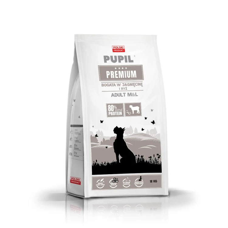 PUPIL PREMIUM M&L bogata w jagnięcinę 12kg