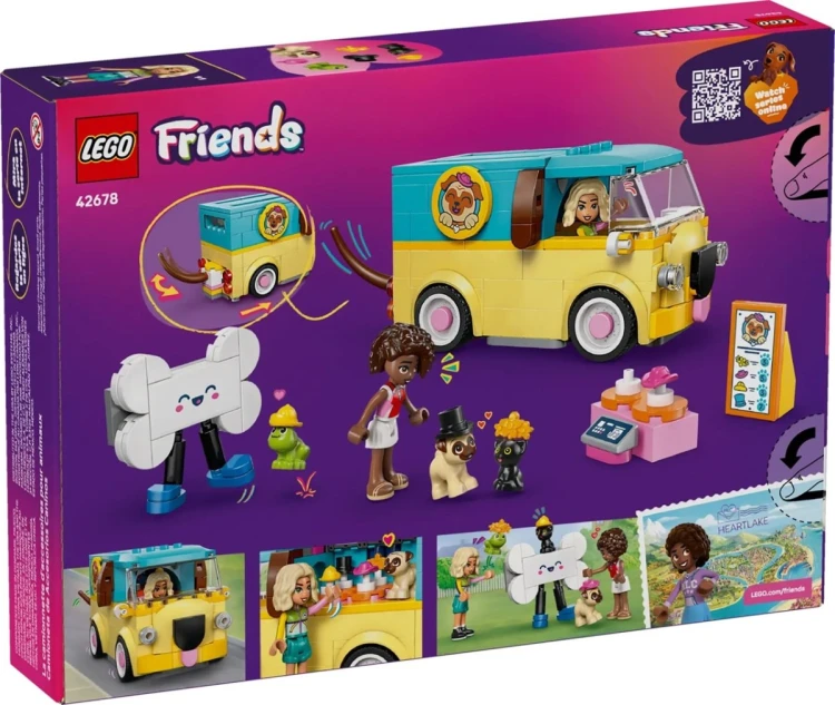 LEGO Friends 42678 - Furgonetka z akcesoriami dla zwierząt
