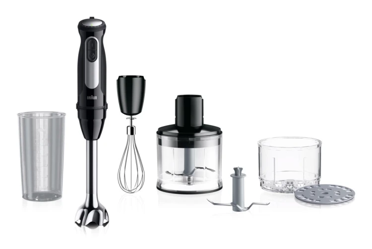 Blender ręczny Braun Domestic Home, stal nierdzewna, 1.000 Watt, 25 prędkości, Turbo (0X22111504)