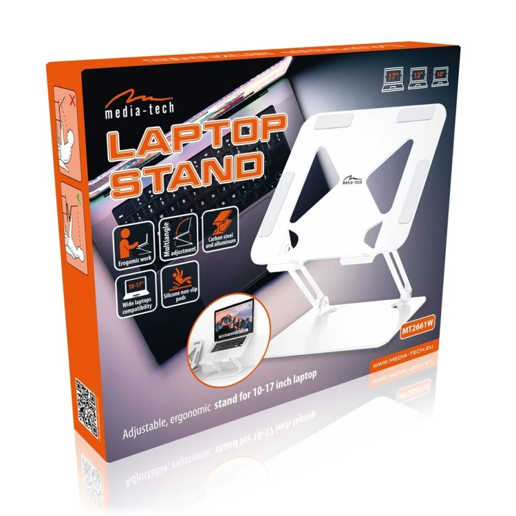 MEDIA-TECH PODSTAWKA POD LAPTOPA LAPTOP STAND MT2661W