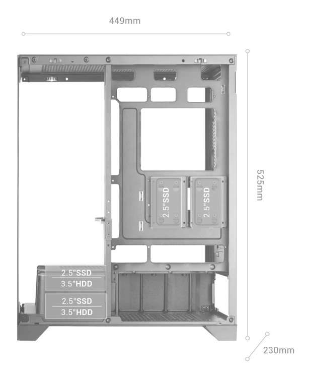TACENS MARS MC-PRISMA ATX-obudowa