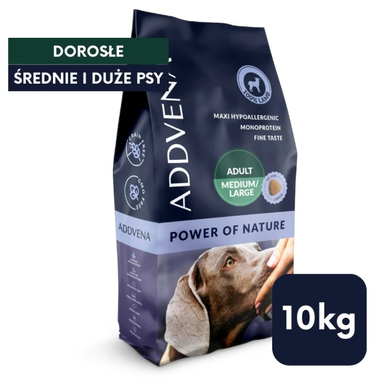ADDVENA POWER OF NATURE dla dorosłych psów średnich i dużych ras 10kg