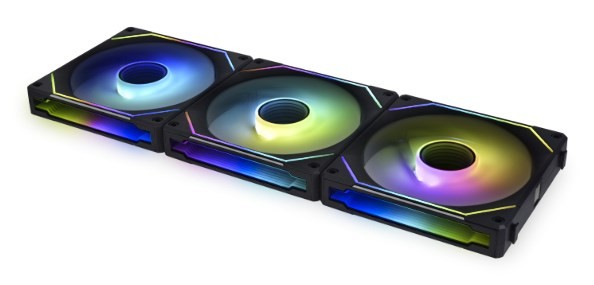 Wentylator PWM Lian Li UNI FAN SL-INF 120 ARGB z odwróconym ostrzem, 3 Pak z kontrolerem - 120mm