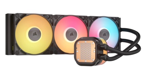 Corsair iCUE LINK TITAN 360 RX LCD Procesor Chłodnica powietrza 12 cm Czarny 1 szt.
