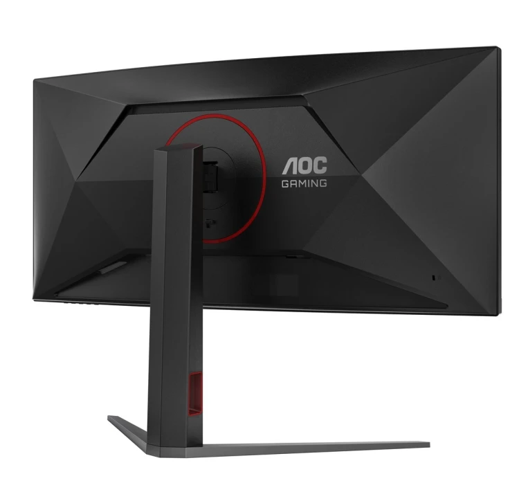 Monitor AOC CU34G4Z 34-calowy, Szybkie VA, WQHD 21:9, 240 Hz, 1 ms, 3440 x 1440 pikseli, 450 cd/m2, ilość portów HDMI: 2, kolor czarny