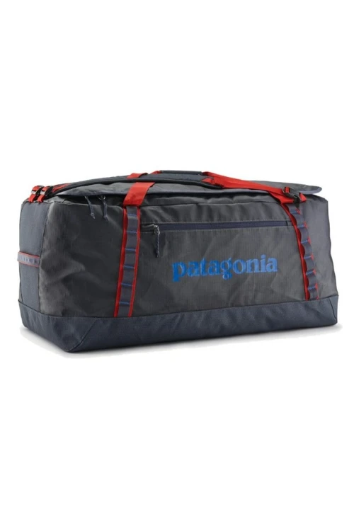 Torba black hole duffel 100l-smolder blue w-amanita red PATAGONIA