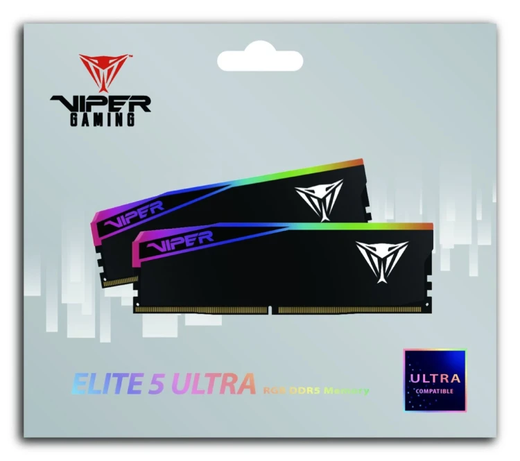 Patriot Memory Viper Elite 5 Ultra VEUR532G6028K moduł pamięci 32 GB 2 x 16 GB DDR5 6000 MT/s 288-pin DIMM