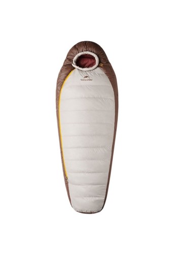 Śpiwór Snowbird Duck Down 1000 L CNK2550WS014-Smoky Brown NATUREHIKE