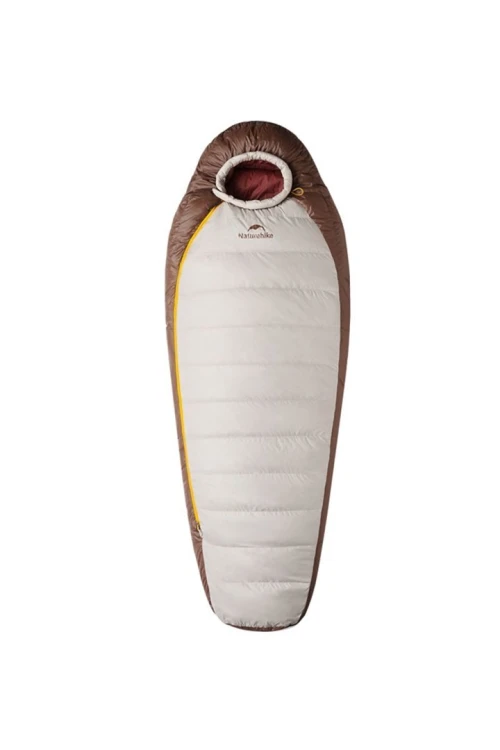 Śpiwór Snowbird Duck Down 1000 L CNK2550WS014-Smoky Brown NATUREHIKE