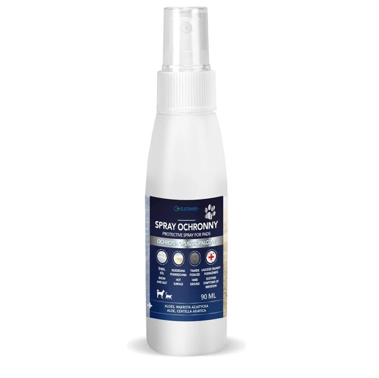 Eurowet Spray ochronny na opuszki palców dla psa i kota 90ml