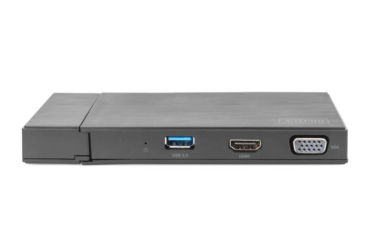 Digitus Uniwersalna stacja dokująca, USB 3.0, do użytku w podróży