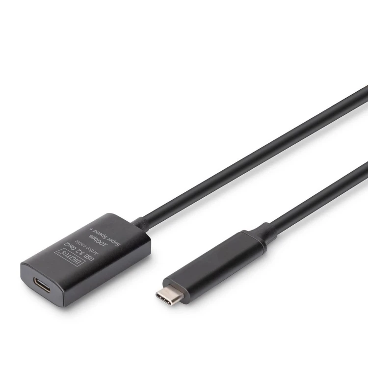 Aktywny przedłużacz USB 3.2 Gen2 10G, USB-C - USB-C, 5m