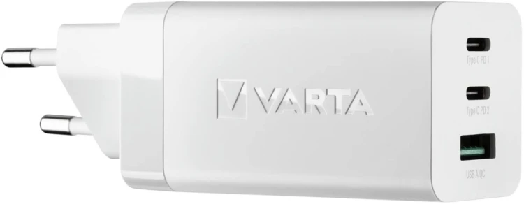 Varta 57956 101 401 ładowarka do urządzeń przenośnych Uniwersalne Biały Prąd przemienny Szybkie ładowanie Wewnętrzna