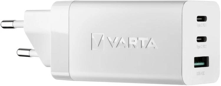 Varta 57956 101 401 ładowarka do urządzeń przenośnych Uniwersalne Biały Prąd przemienny Szybkie ładowanie Wewnętrzna