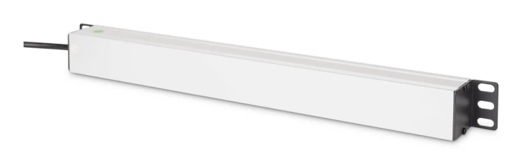 Digitus DN-95437 rozdzielacz zasilania PDU 9 x gniazdo sieciowe 1U Czarny, Srebrny