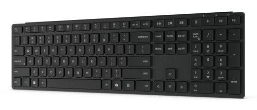 Lenovo 4Y41S04673 klawiatura Dom/Biuro RF Wireless + Bluetooth Niemiecki Czarny