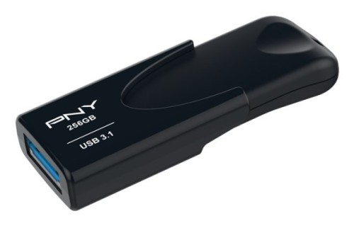 PNY Attache 4 pamięć USB 256 GB USB Typu-A 3.2 Gen 1 (3.1 Gen 1) Czarny