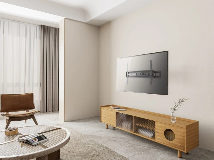 Equip 650337 uchwyt do telewizorów 2,03 m (80") Czarny