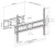 Equip 650337 uchwyt do telewizorów 2,03 m (80") Czarny