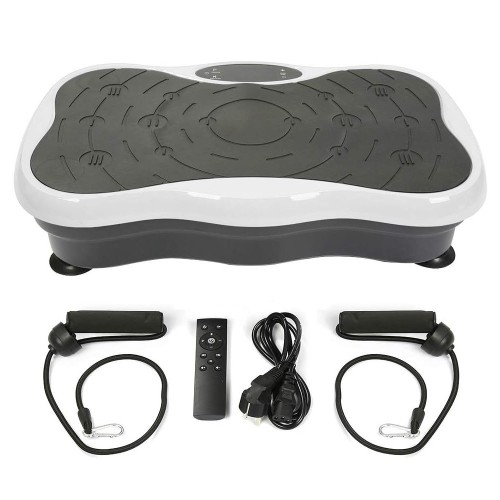 Extralink Moonwalk Spin Move Platofrma Wibracyjna do Cwiczen Fitness 200W biala