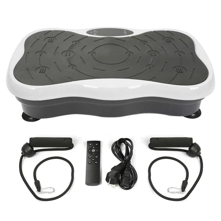 Extralink Moonwalk Spin Move Platofrma Wibracyjna do Cwiczen Fitness 200W biala