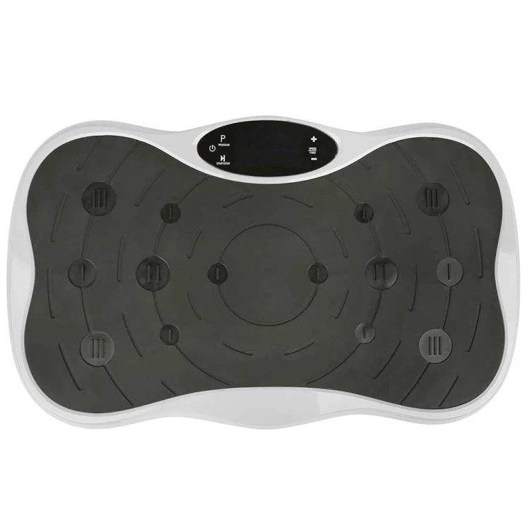Extralink Moonwalk Spin Move Platofrma Wibracyjna do Cwiczen Fitness 200W biala