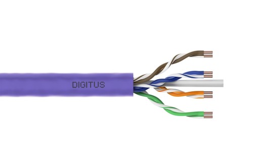 Digitus DK-1613-VH-1 kabel sieciowy Fioletowy 100 m Cat6 U/UTP (UTP)