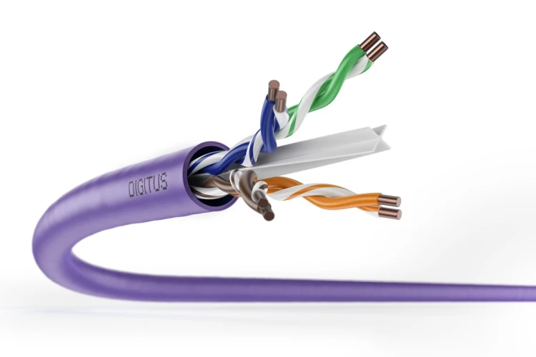 Digitus DK-1613-VH-1 kabel sieciowy Fioletowy 100 m Cat6 U/UTP (UTP)