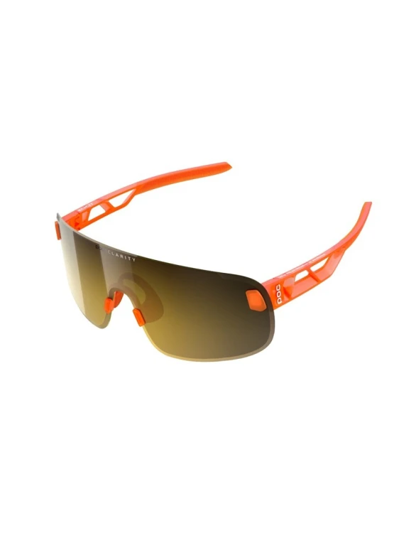 Okulary rowerowe POC Elicit - fluo orange/clarity road/gold