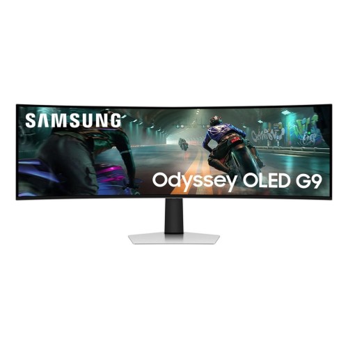 Samsung S49DG910SU monitor komputerowy 124,5 cm (49") 5120 x 1440 px Dual QHD OLED Srebrny