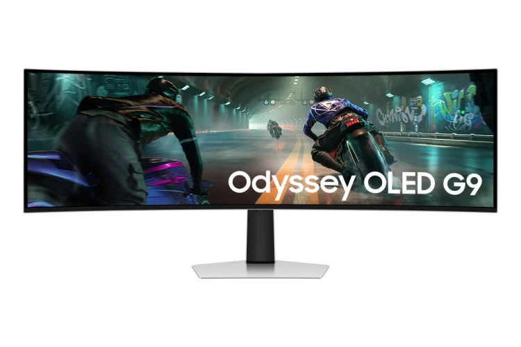 Samsung S49DG910SU monitor komputerowy 124,5 cm (49") 5120 x 1440 px Dual QHD OLED Srebrny
